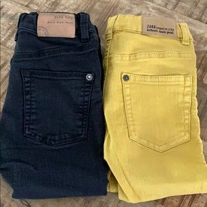 Bundle of two Zara baby skinny jeans 18/24 months